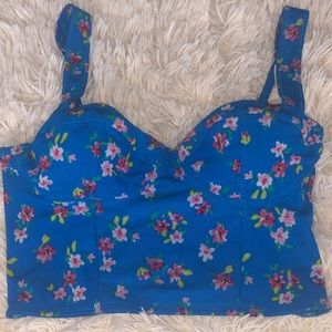 Floral Gilly Hicks Unlined Bralette